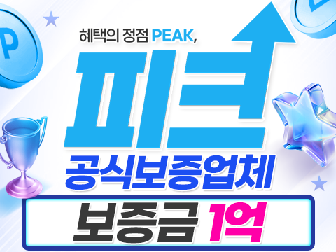 메이저안전 토토사이트 피크